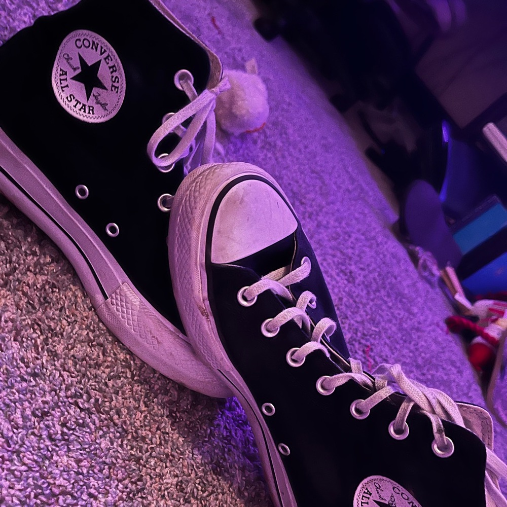 High top platform converse